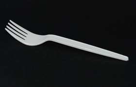 table fork white